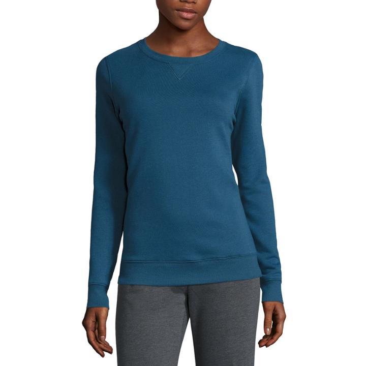 Made For Life&trade; Long-sleeve Fleece Crewneck Pullover