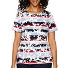 Alfred Dunner All Aboard Short-sleeve Flower Print Top