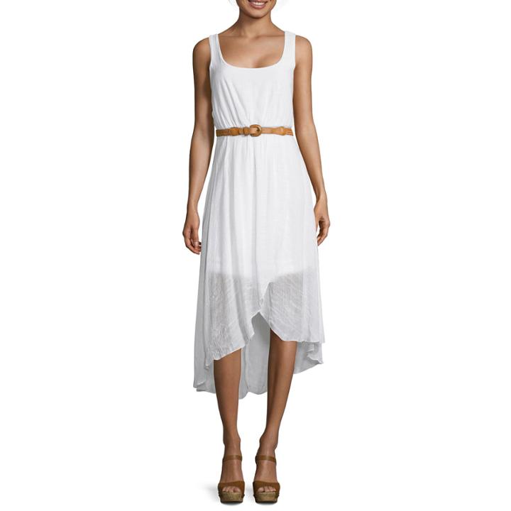 Luxology Sleeveless Lux Gauze Belted Sundress