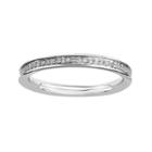 Personally Stackable 1/5 Ct. T.w. Diamond Stackable Silver Ring