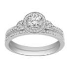 Womens 5/8 Ct. T.w. Genuine White Diamond 10k Gold Engagement Ring