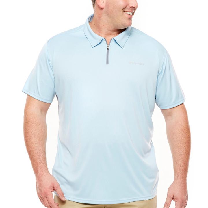 Columbia Sportswear Co. Short Sleeve Knit Polo Shirt Big And Tall