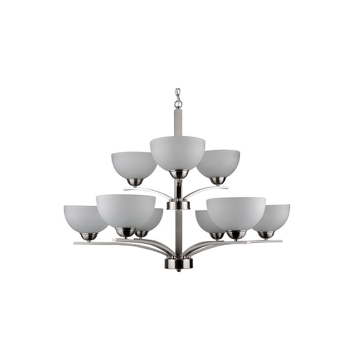 Mickayla 9-light Silver Chandelier