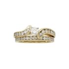 1 Ct. T.w. Certified Diamond 14k Yellow Gold Bridal Set
