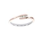 1/10 Ct. T.w. Diamond Two-tone 3-stone Promise Ring