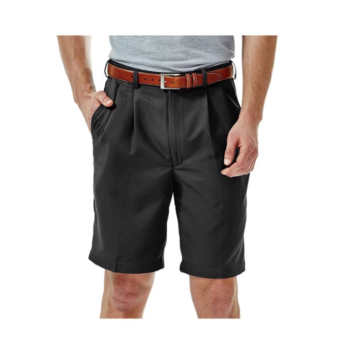 Haggar Cool 18 Straight-fit Pleated Shorts