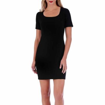Lamonir Short Dress Square Neck