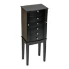 Mele & Co. Wooden Jewelry Armoire In Java Finish