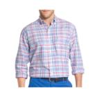 Izod Oxford Plaid Long Sleeve Button-front Shirt