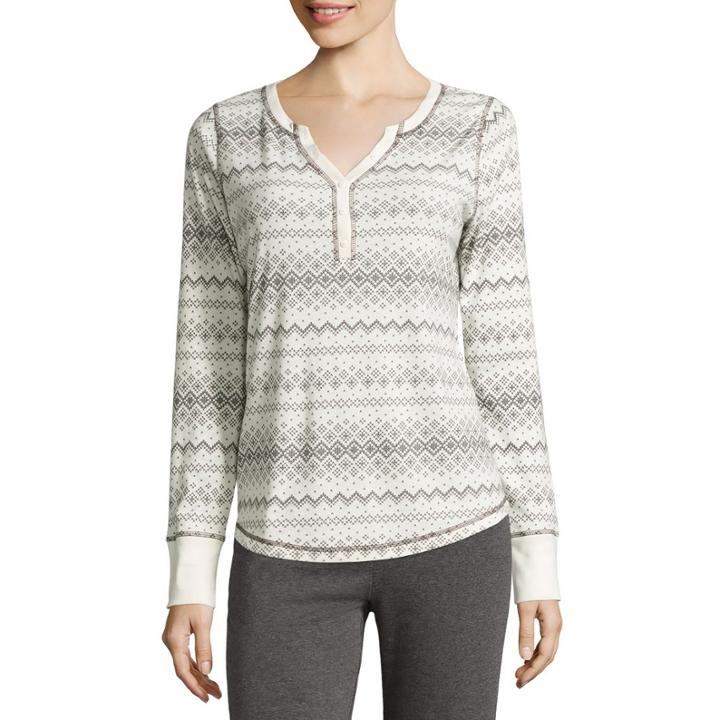 Made For Life Long Sleeve Y Neck T-shirt-womens Talls