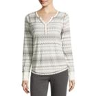 Made For Life Long Sleeve Y Neck T-shirt-womens Talls