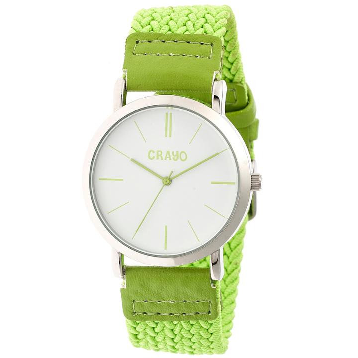 Crayo Womens Symphony Mint Nylon-band Watch Cracr2702