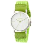 Crayo Womens Symphony Mint Nylon-band Watch Cracr2702