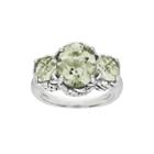 Shey Couture Genuine Quartz Sterling Silver Green Ring