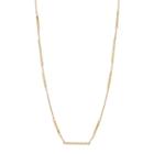 Womens 14k Gold Strand Necklace