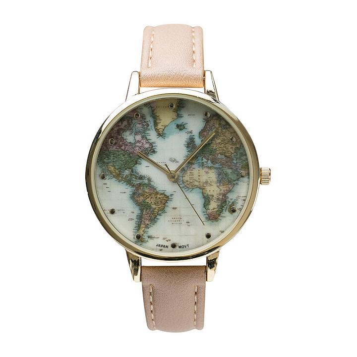 Geneva Platinum Womens Brown Strap Watch-10150