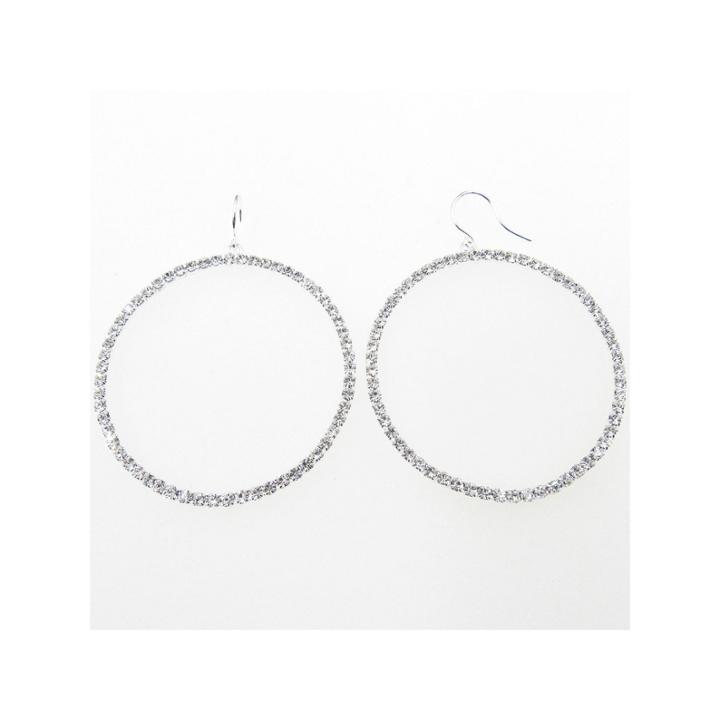 Vieste Rosa Brass Hoop Earrings