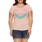 Arizona Palms Off Graphic T-shirt- Juniors Plus