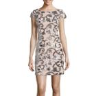 Simply Lilliana Cap-sleeve Sequin Sheath Dress