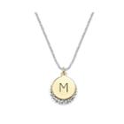 Crystal Sophistication&trade; Crystal Letter M Initial Pendant Necklace