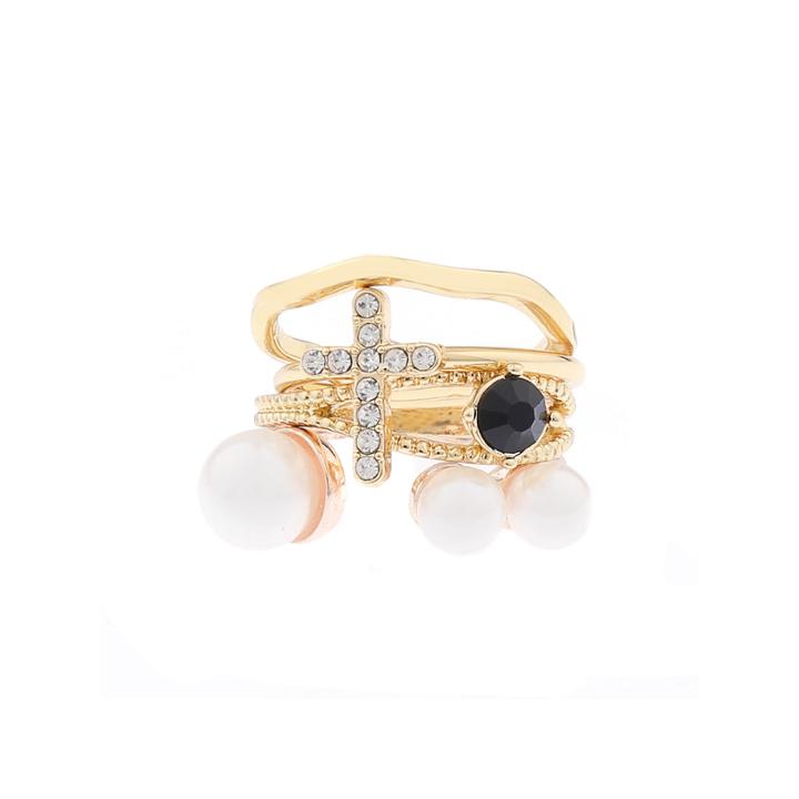 Liz Claiborne Stackable Ring Set Multi