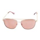 Nicole By Nicole Miller Nicole Miller Rimless Square Uv Protection Sunglasses-womens
