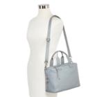 Perlina Ellen Box Leather Satchel Bag