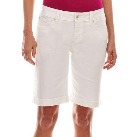 A.n.a Denim Bermuda Shorts - Petite