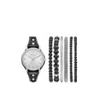 Arizona Womens Black 7-pc. Watch Boxed Set-fmdarz158