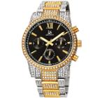 Reign Mens Two Tone Strap Watch-j-138ygb