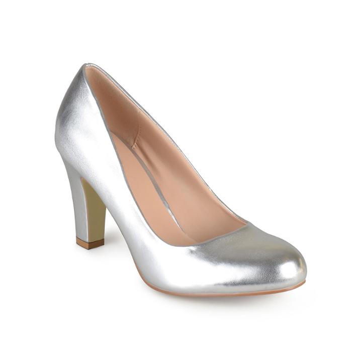 Journee Collection Ice Patent Leather Pumps