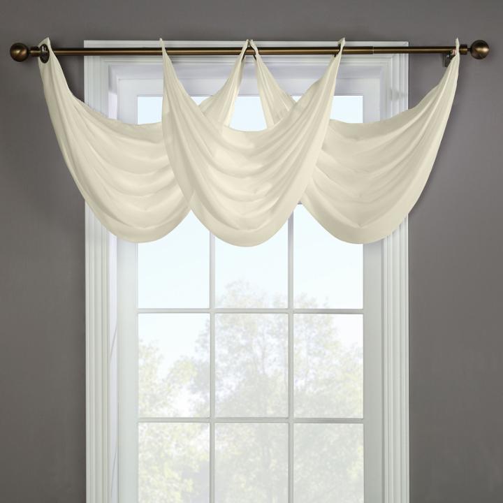 Rhapsody Grommet-top Waterfall Valance