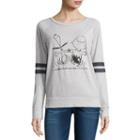 Peanuts Burnout Sweatshirt- Juniors