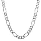 Mens Stainless Steel 22 11mm Figaro Chain