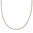 Silver Treasures Solid Singapore 18 Inch Chain Necklace