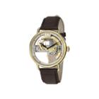 Stuhrling Mens Brown Strap Watch-465.3335k2