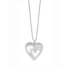 !limited Time Special, While Supplies Last! 1/10 Ct. T.w. Diamond Sterling Silver Heart Pendant Necklace