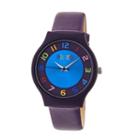 Crayo Unisex Purple Strap Watch-cracr4606