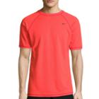 Nike Solid Short Sleeve Swim Tee 40+ Upf Protection