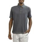 Steve Harvey Short Sleeve Pattern Knit Polo Shirt Big And Tall