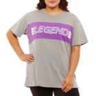 Flirtitude Legend Graphic T-shirt- Juniors Plus