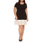 Alyx Short Sleeve Fit & Flare Dress-plus