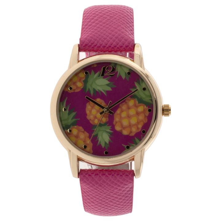 Mixit Womens Pink 6-pc. Watch Boxed Set-jcp2982stg