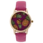 Mixit Womens Pink 6-pc. Watch Boxed Set-jcp2982stg