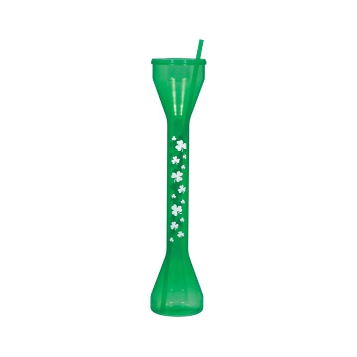 St. Patrick's Day Half-yard Drinking Glass