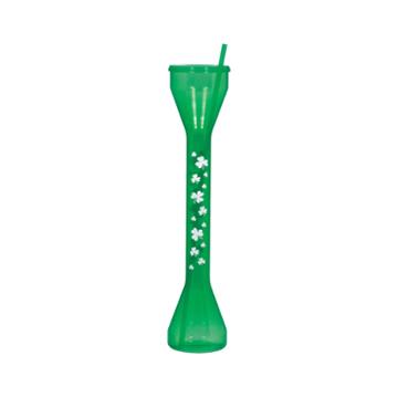 St. Patrick's Day Half-yard Drinking Glass