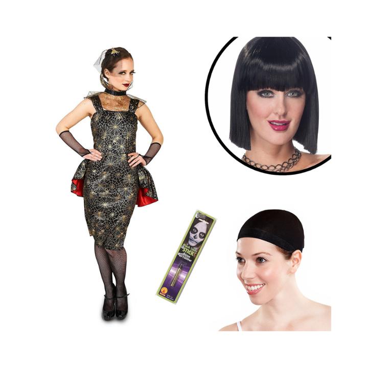Spiderweb Dress Adult Costume Kit