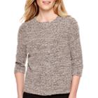 Worthington Long-sleeve Textured Swing Jacket - Tall