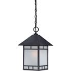 Filament Design 1-light Stone Black Outdoor Hanging Lantern