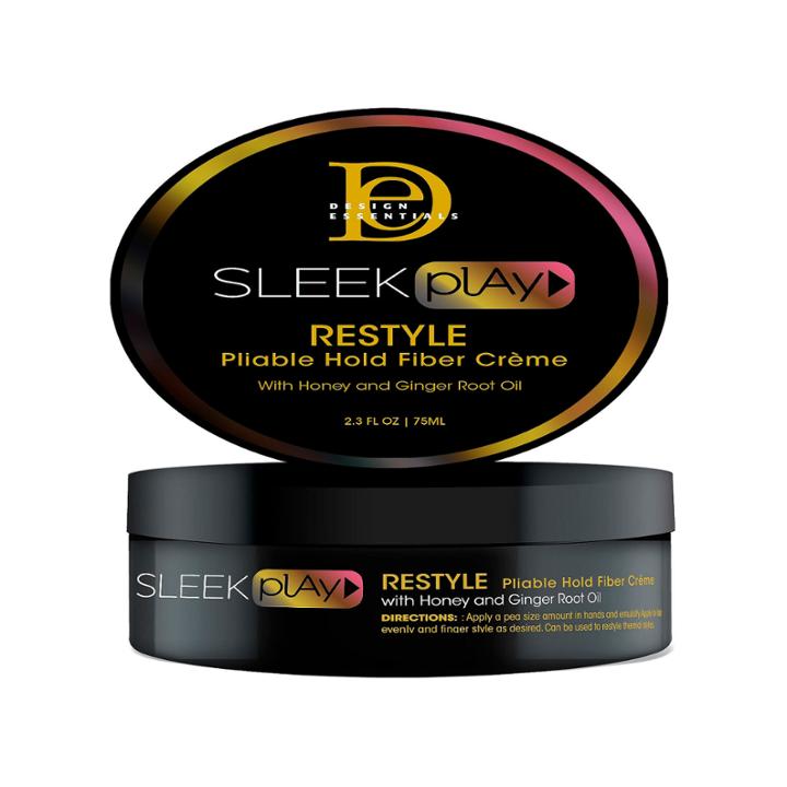 Design Essentials Sleek Play Restyle Pliable Hold Fiber Crme 2.3oz
